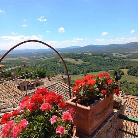 La Casa Del Gallo Radicondoli Bagian luar foto