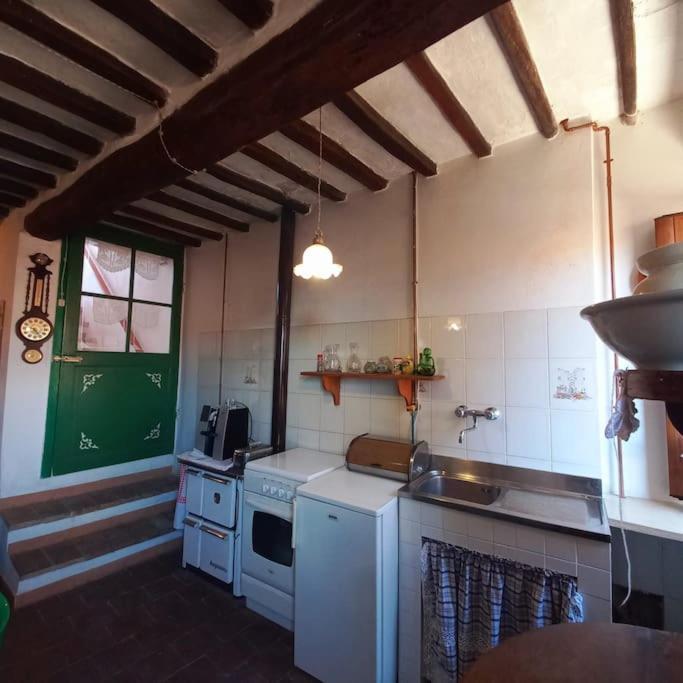 La Casa Del Gallo Radicondoli Bagian luar foto