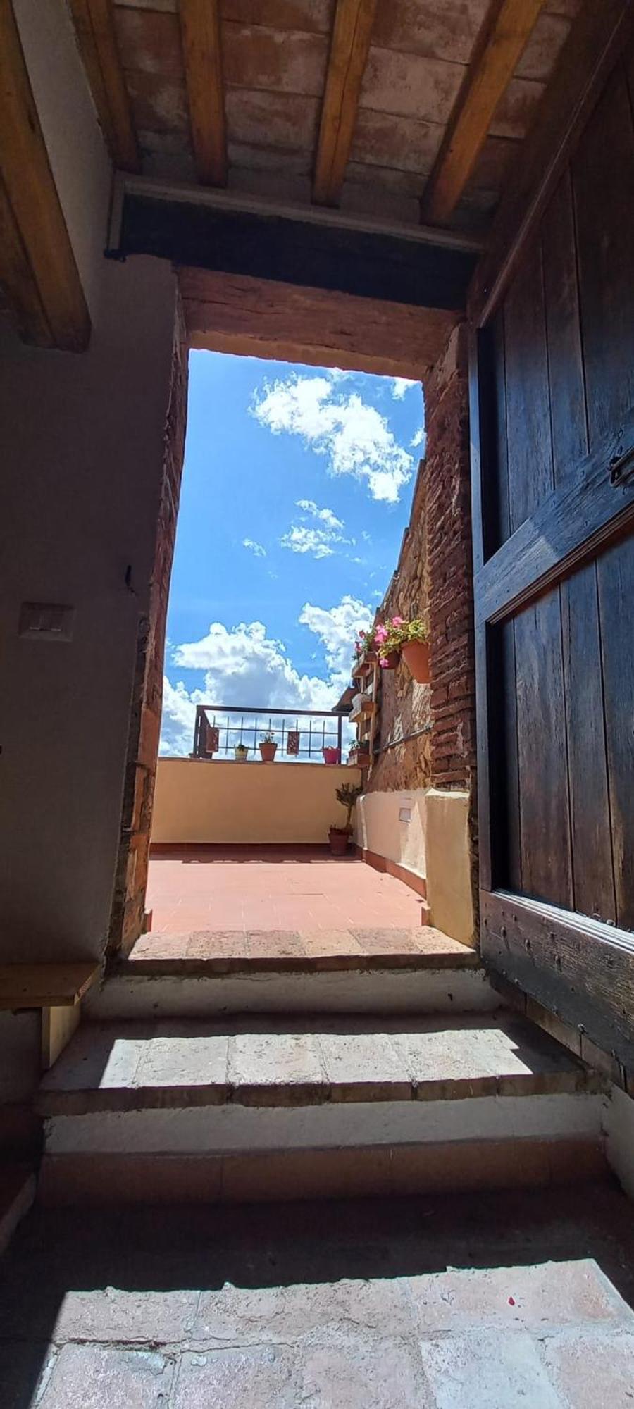 La Casa Del Gallo Radicondoli Bagian luar foto
