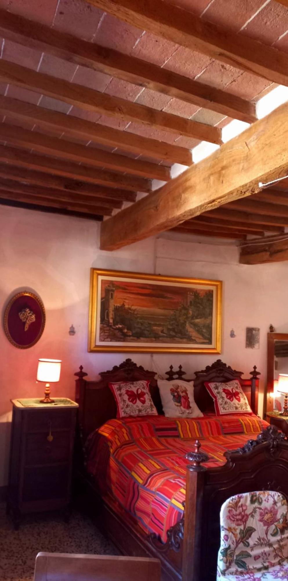 La Casa Del Gallo Radicondoli Bagian luar foto
